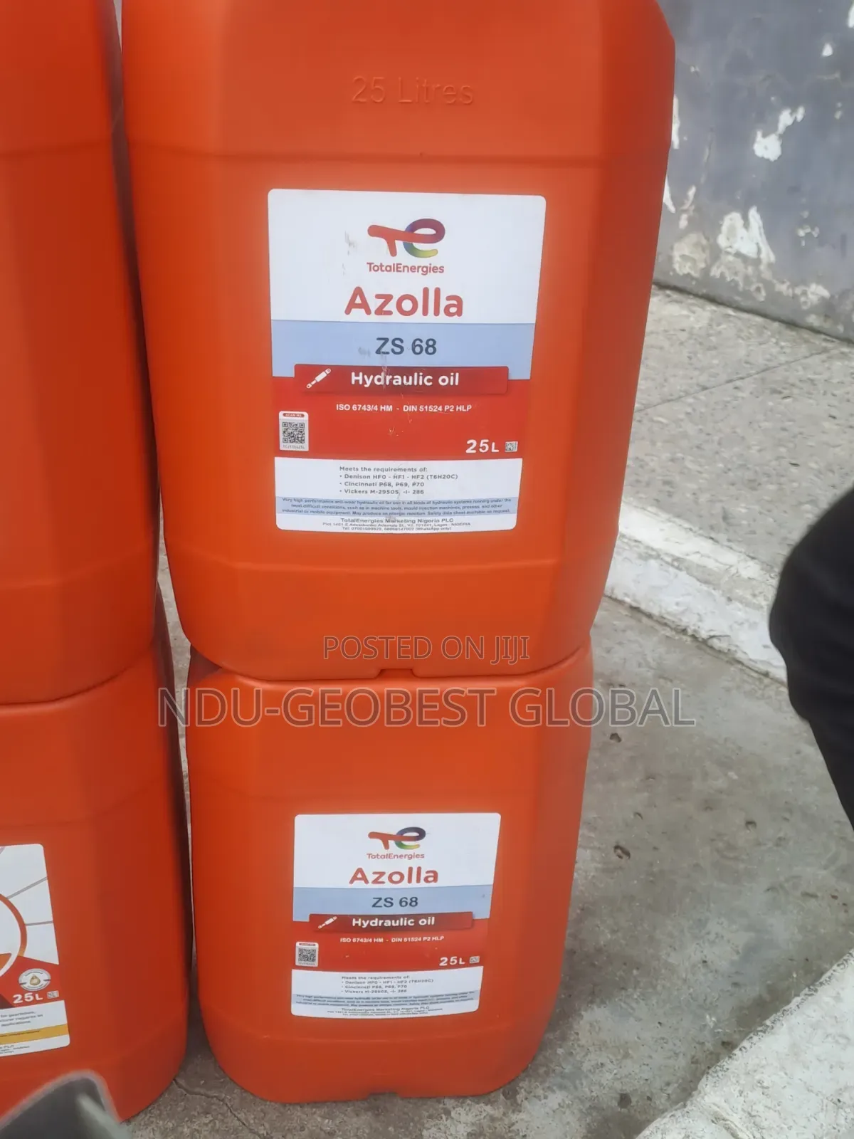 Totalenergies Azolla Zs 68 Hydraulic Oil.
