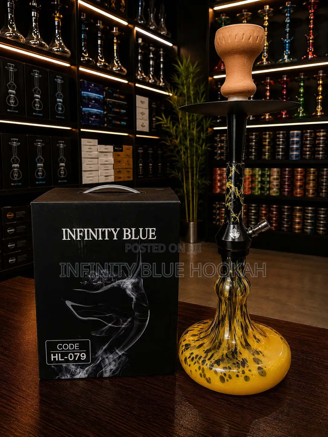 Infinity Blue Hookah Code Hl-079