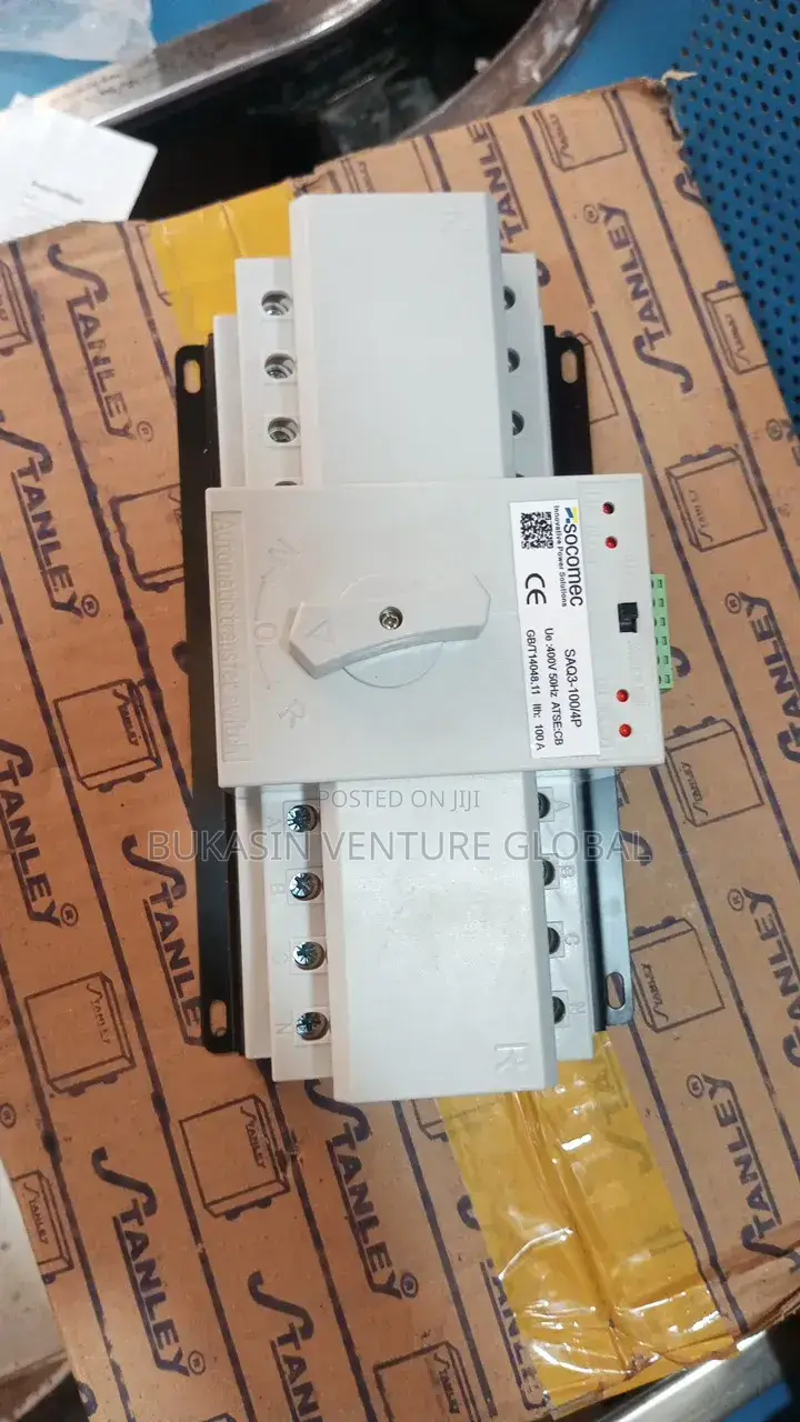 100anps Automatic Changeover Switch Socomec Available in Any Size