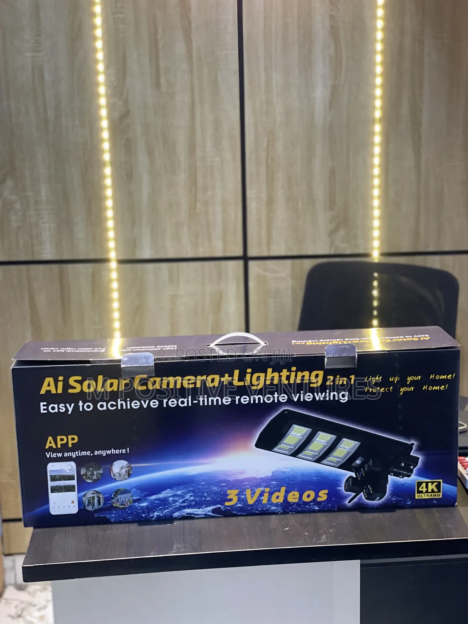 Ai Solar Camera With Street Light 2-in-1