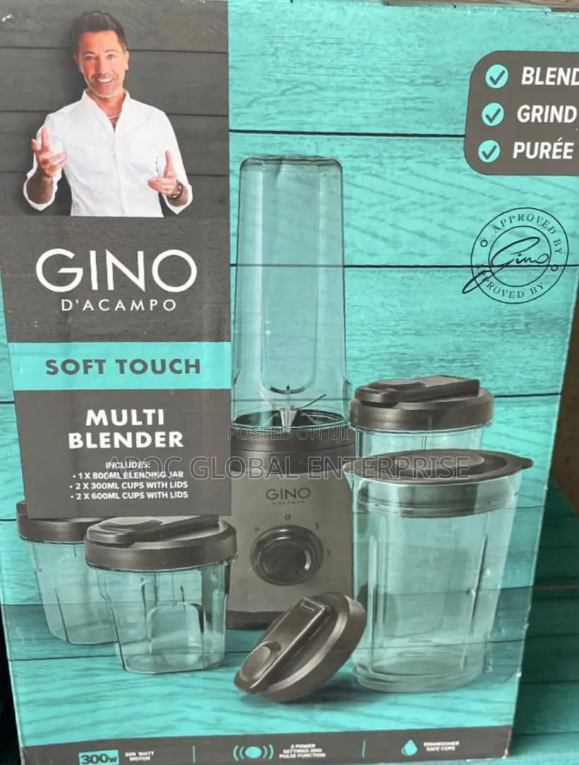 Gino d'Acampo Soft-Touch Multi Blender Set 300w