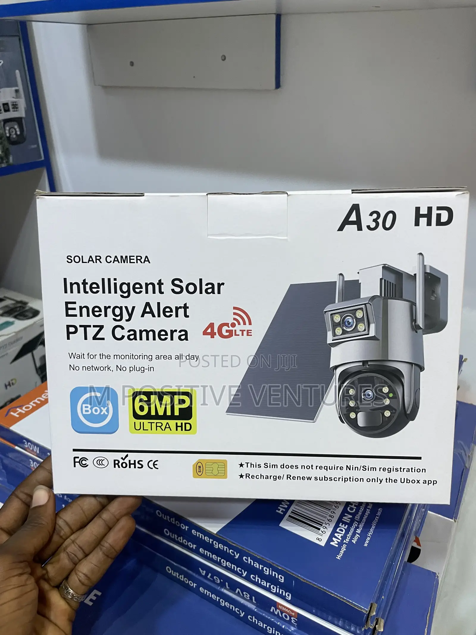 Ubox Solar Dual Lens Security Camera