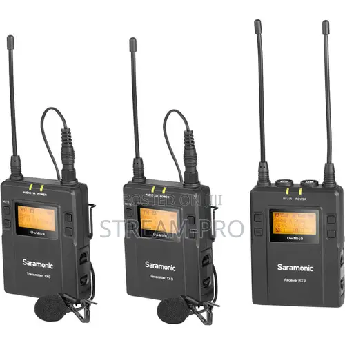 Saramonic Uwmic9 2-Person Wireless Omni Lavalier Microphone System