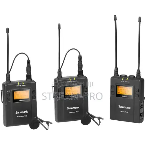 Saramonic Uwmic9 2-Person Wireless Omni Lavalier Microphone System