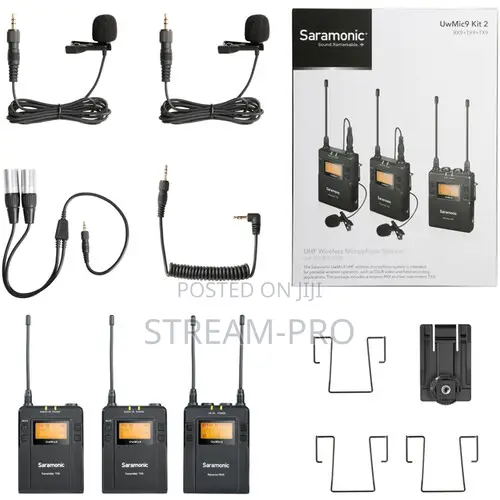 Saramonic Uwmic9 2-Person Wireless Omni Lavalier Microphone System