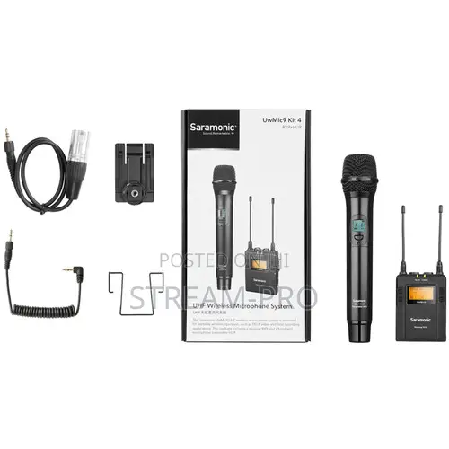 Saramonic Uwmic9 Kit4 Wireless Cardioid Handheld Microphone System
