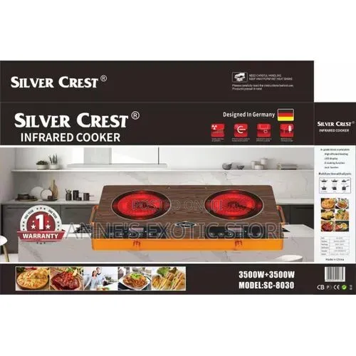 Silver Crest Double Infrared Electric Cooker 7000w