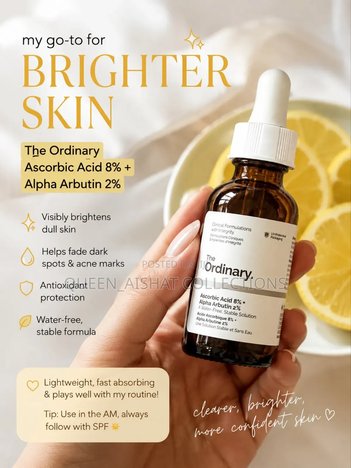 The Ordinary Ascorbic Acid 8% + Alpha Arbutin 2%