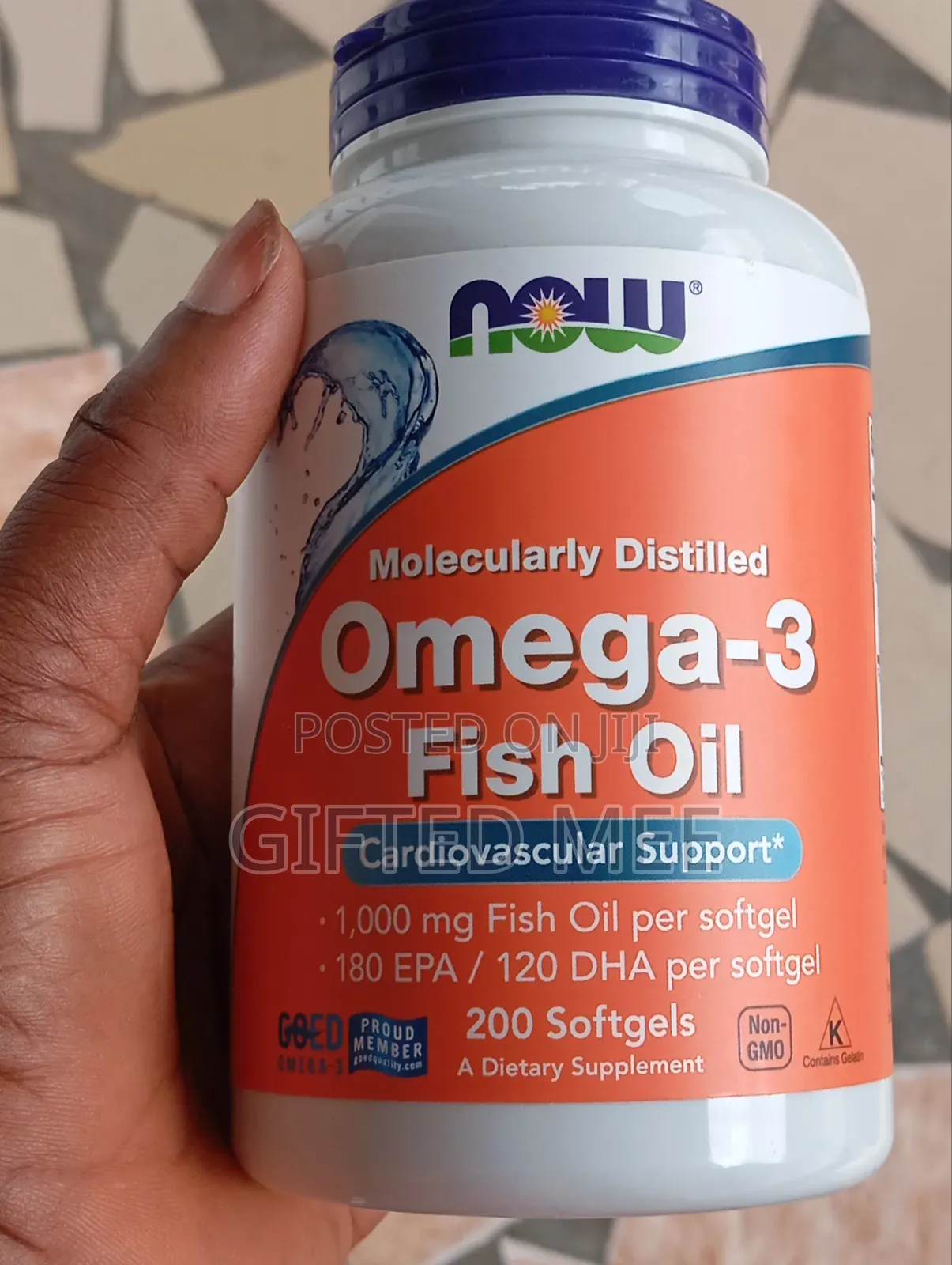 Now Foods Omega 3 Fish Oil, 200 Softgels