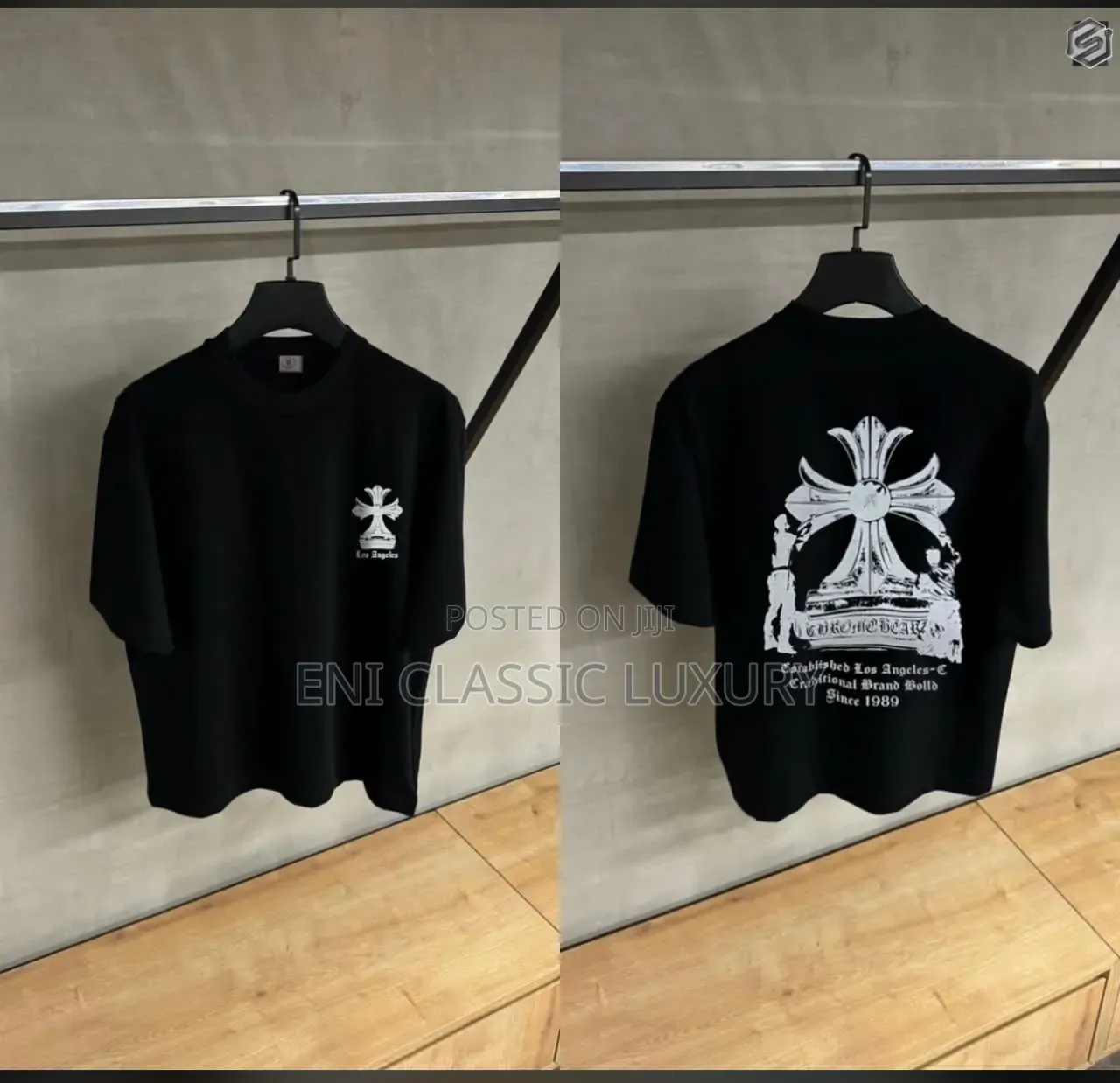 High Quality Luxury Men's Round Neck Chrome Heart Best Quality