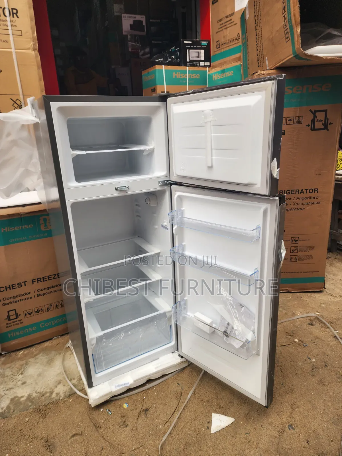 Brand New Hisense Refrigerator With 2yrs Warranty