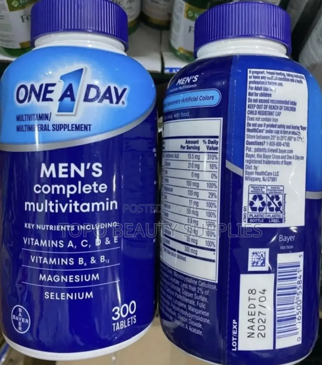 One a Day Multivitamins for Men and Women (300 Tablets)