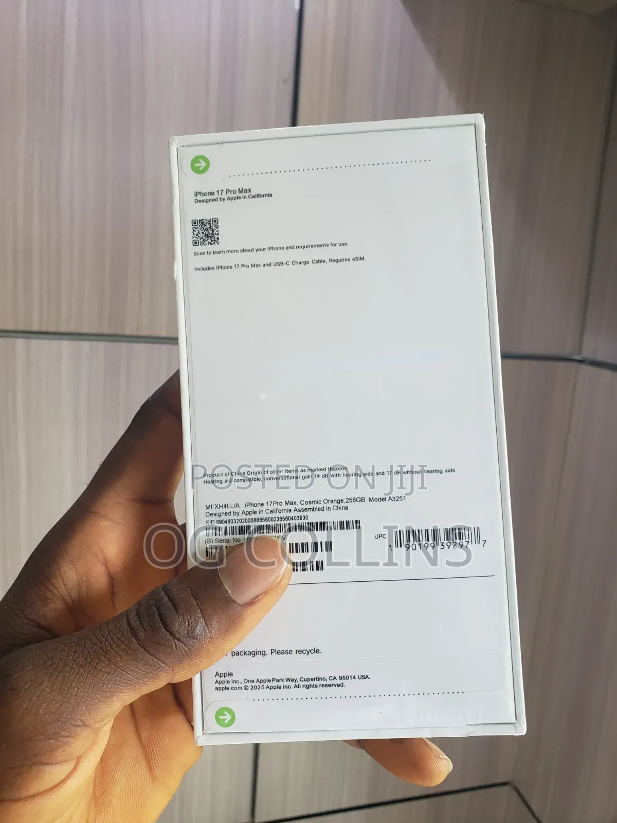 New Apple iPhone 17 Pro Max 256 GB Orange