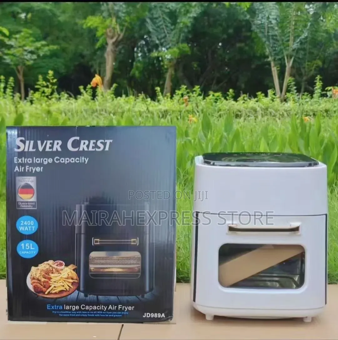 15liter Silver Crest Air Fryer With Window and LCD Touchscreen.