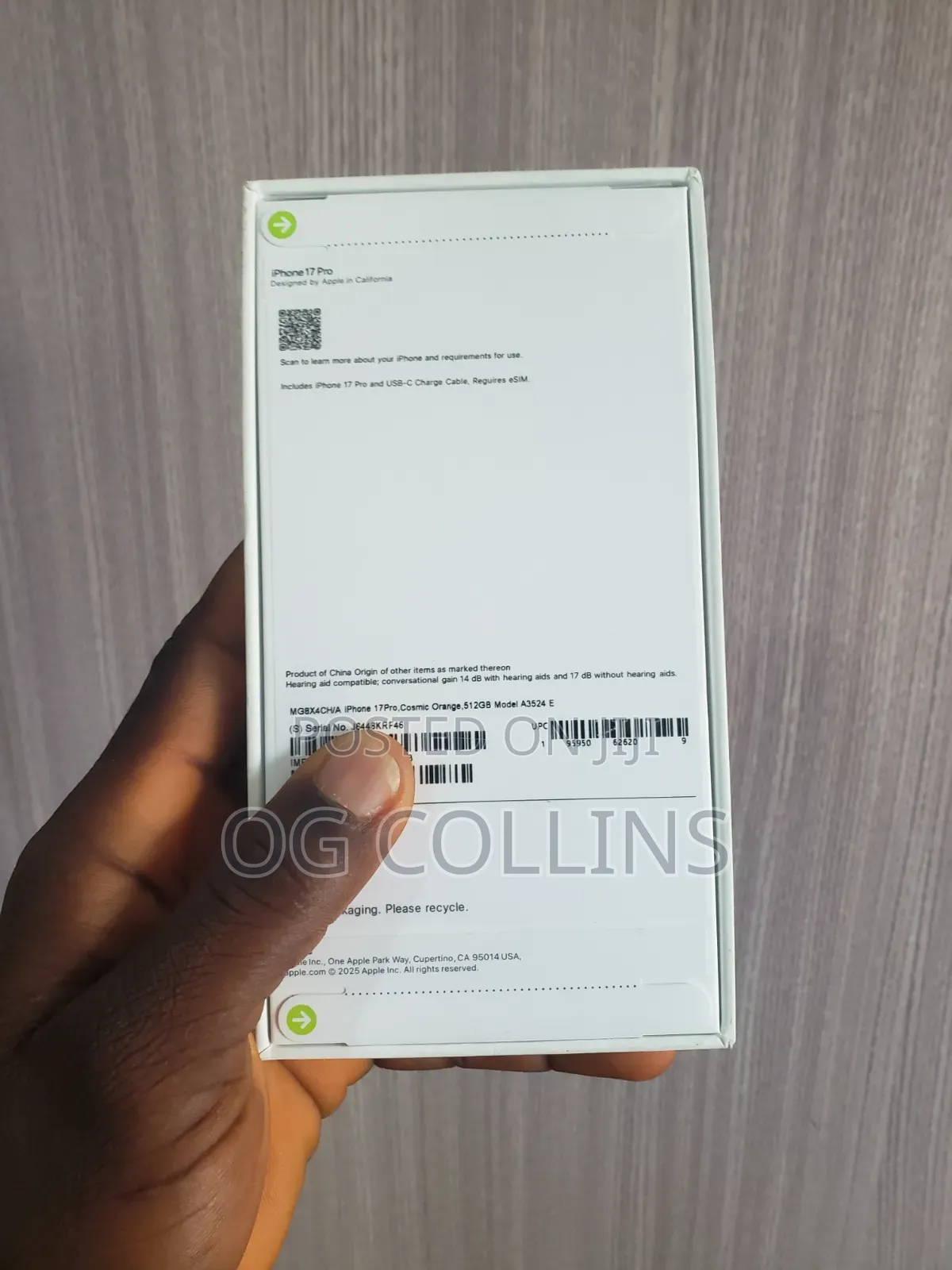 New Apple iPhone 17 Pro 512 GB Orange