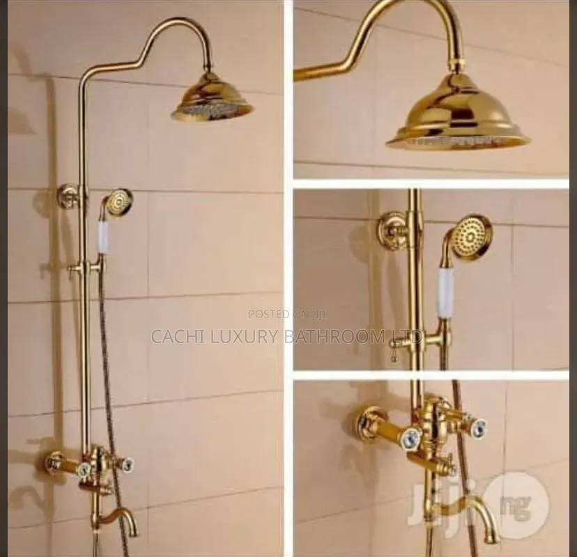 Gold Mixer Shower Set