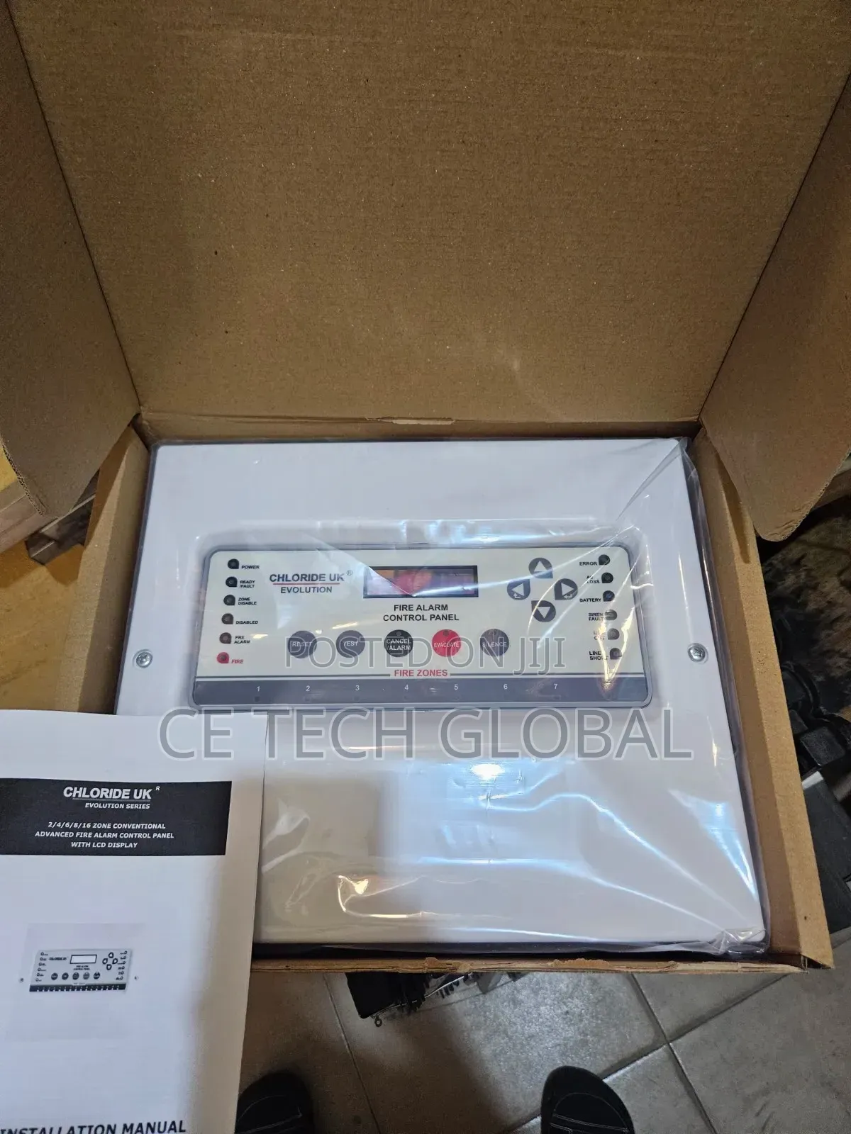 8zone Fire Alarm Panel - Chloride Uk-Evolution Series