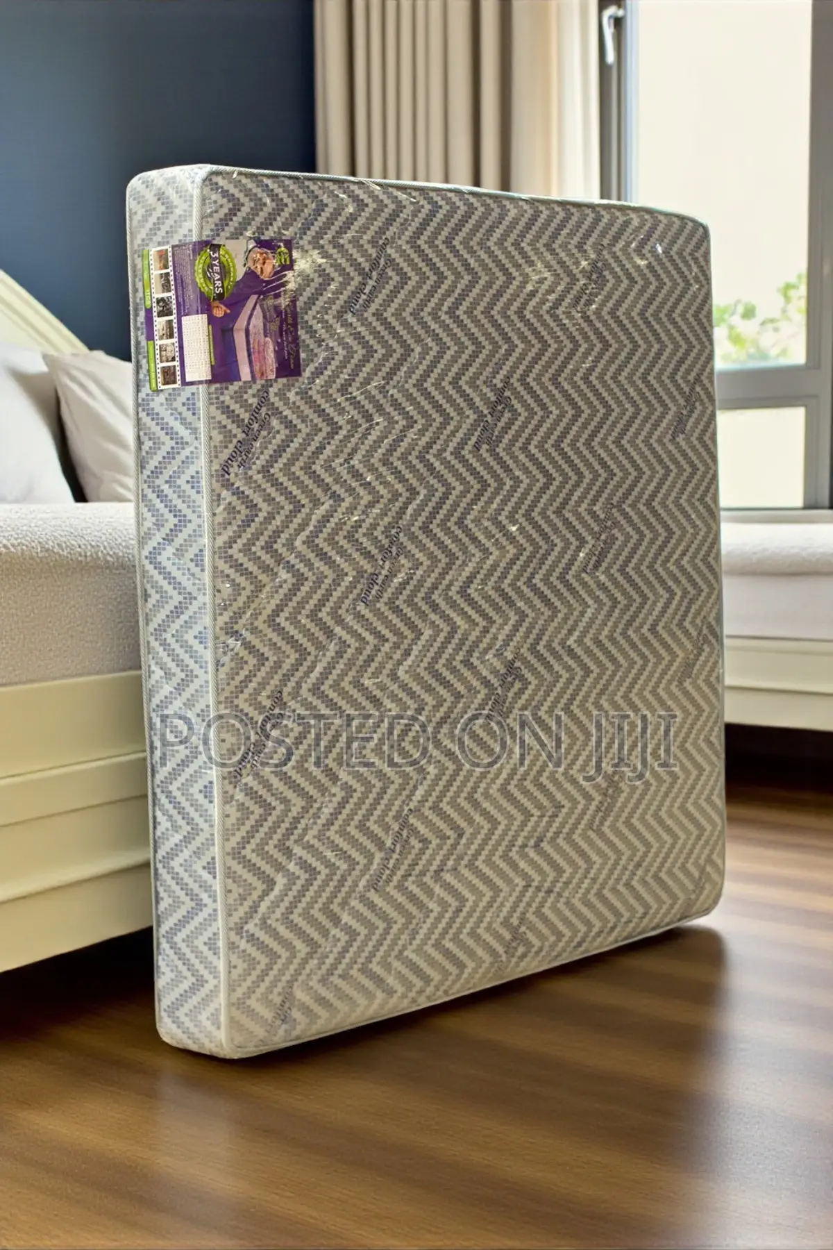 Top Notch Quality 6ft X6ft X 8 Inches Semi Orthopedic Mattress