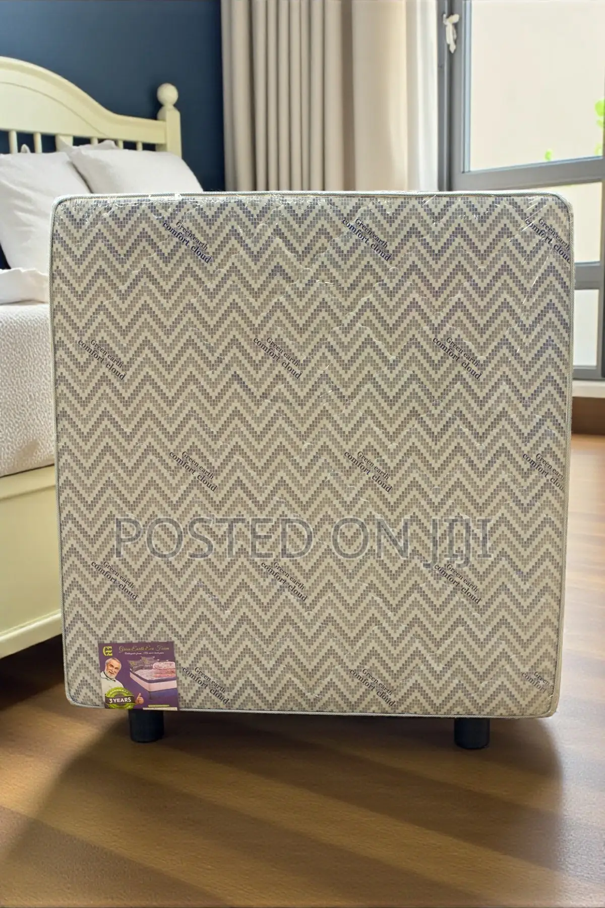Top Notch Quality 6ft X6ft X 8 Inches Semi Orthopedic Mattress