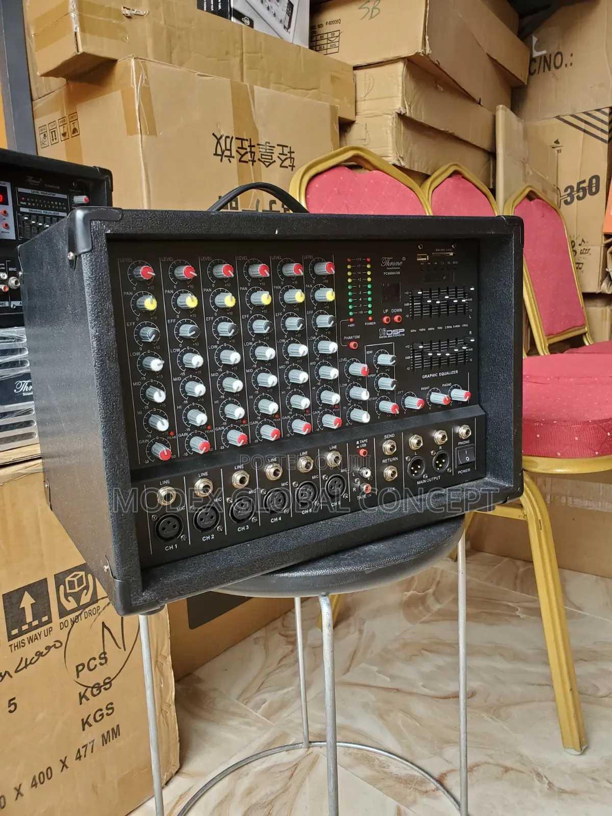 6-Channel Mixer Amplifier