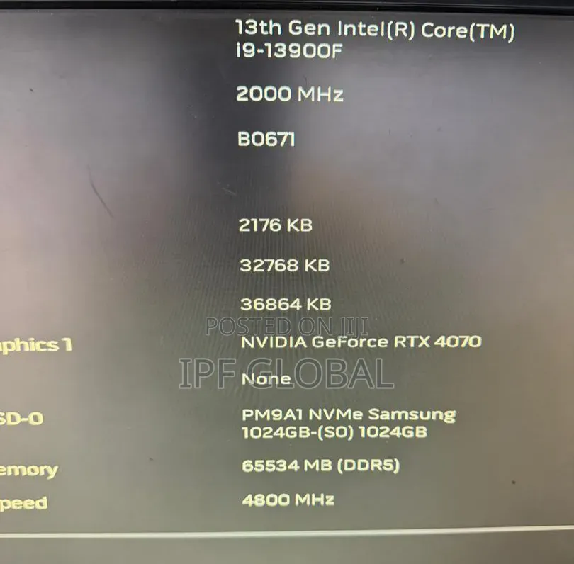 Desktop Computer Dell Aurora R9 64GB Intel Core i9 SSD 1T