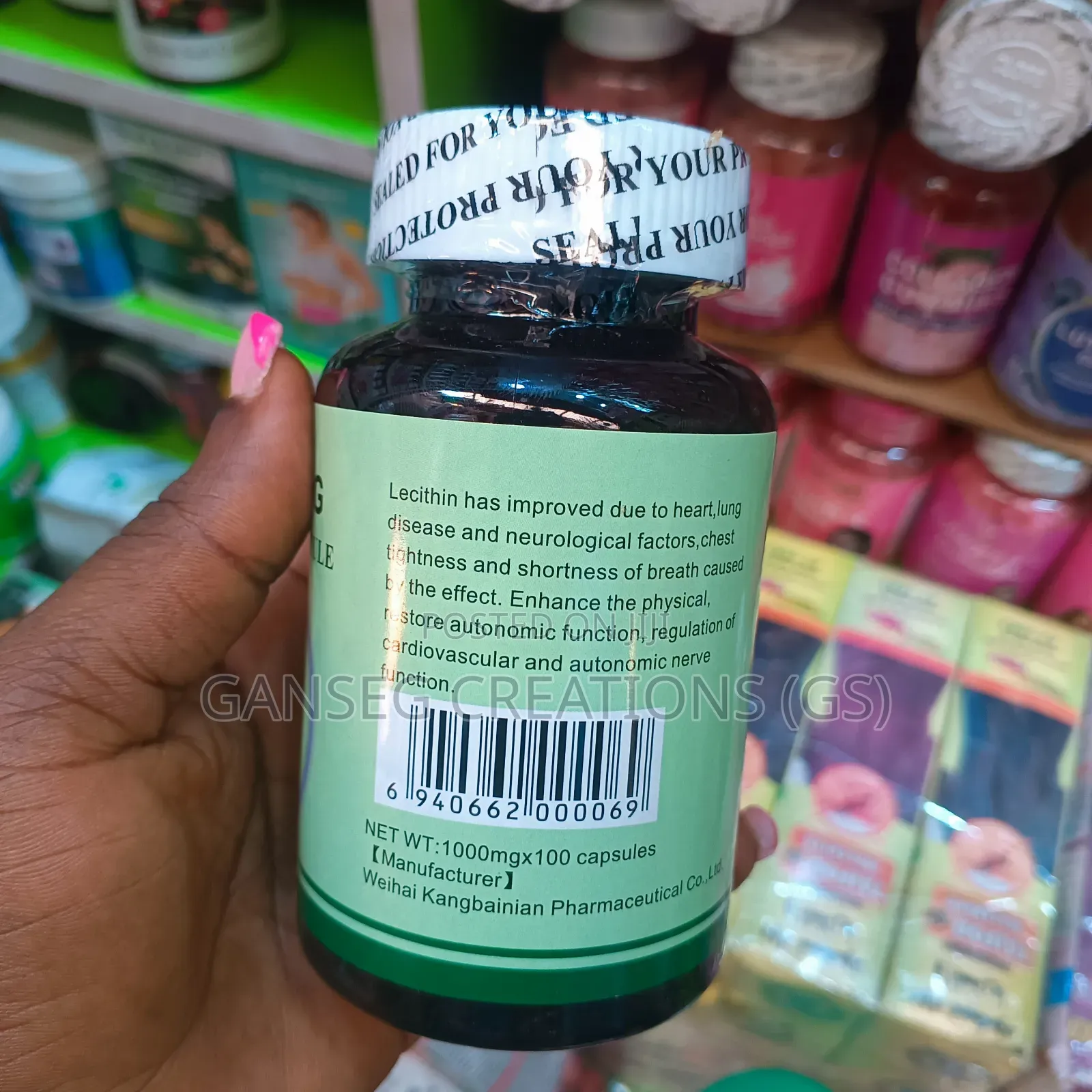 Original Jiangang Comfort Capsules for Blood Pressure Chest/Heart.