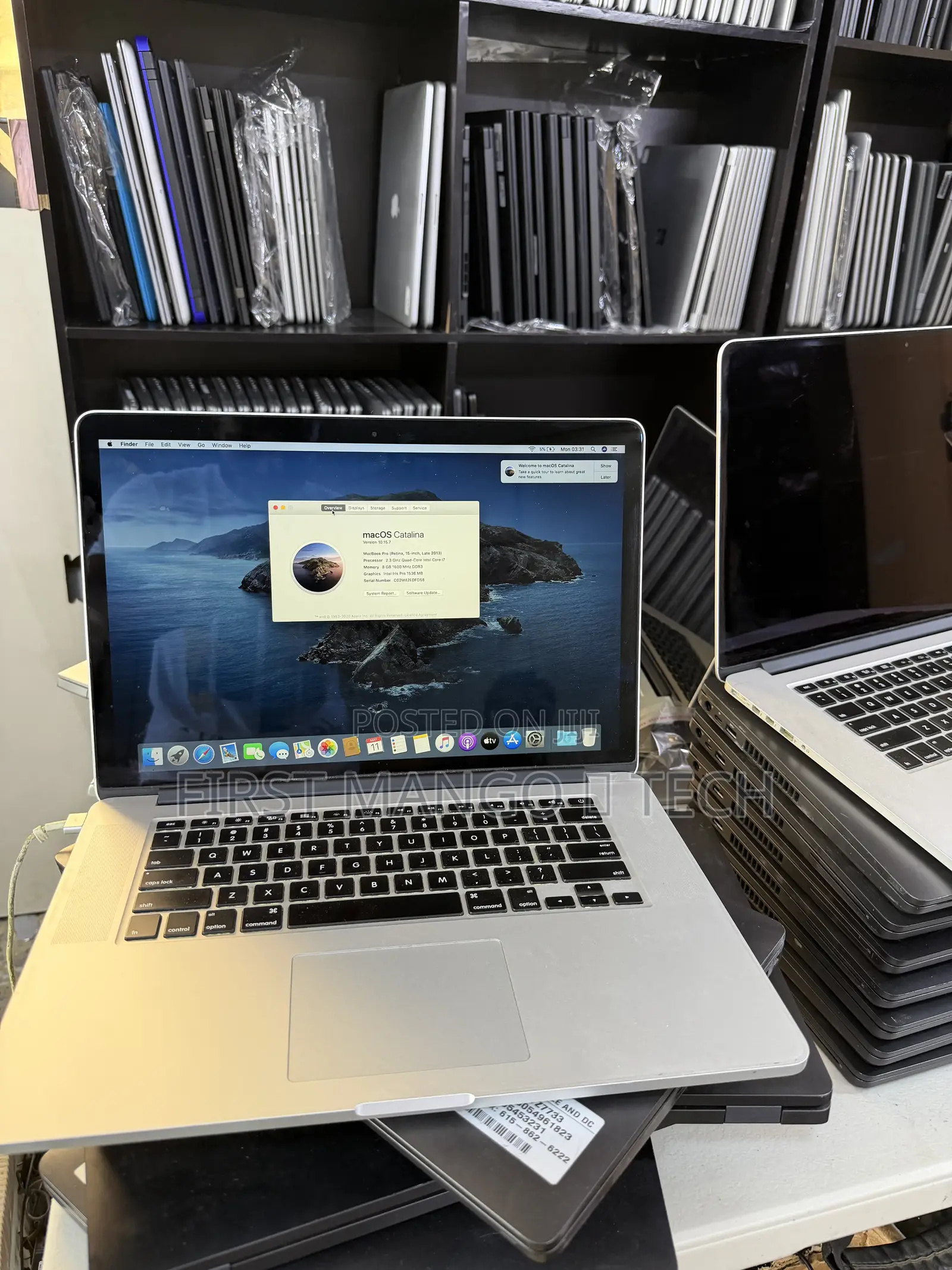 Laptop Apple MacBook Pro 2013 8GB Intel Core i7 SSD 256GB