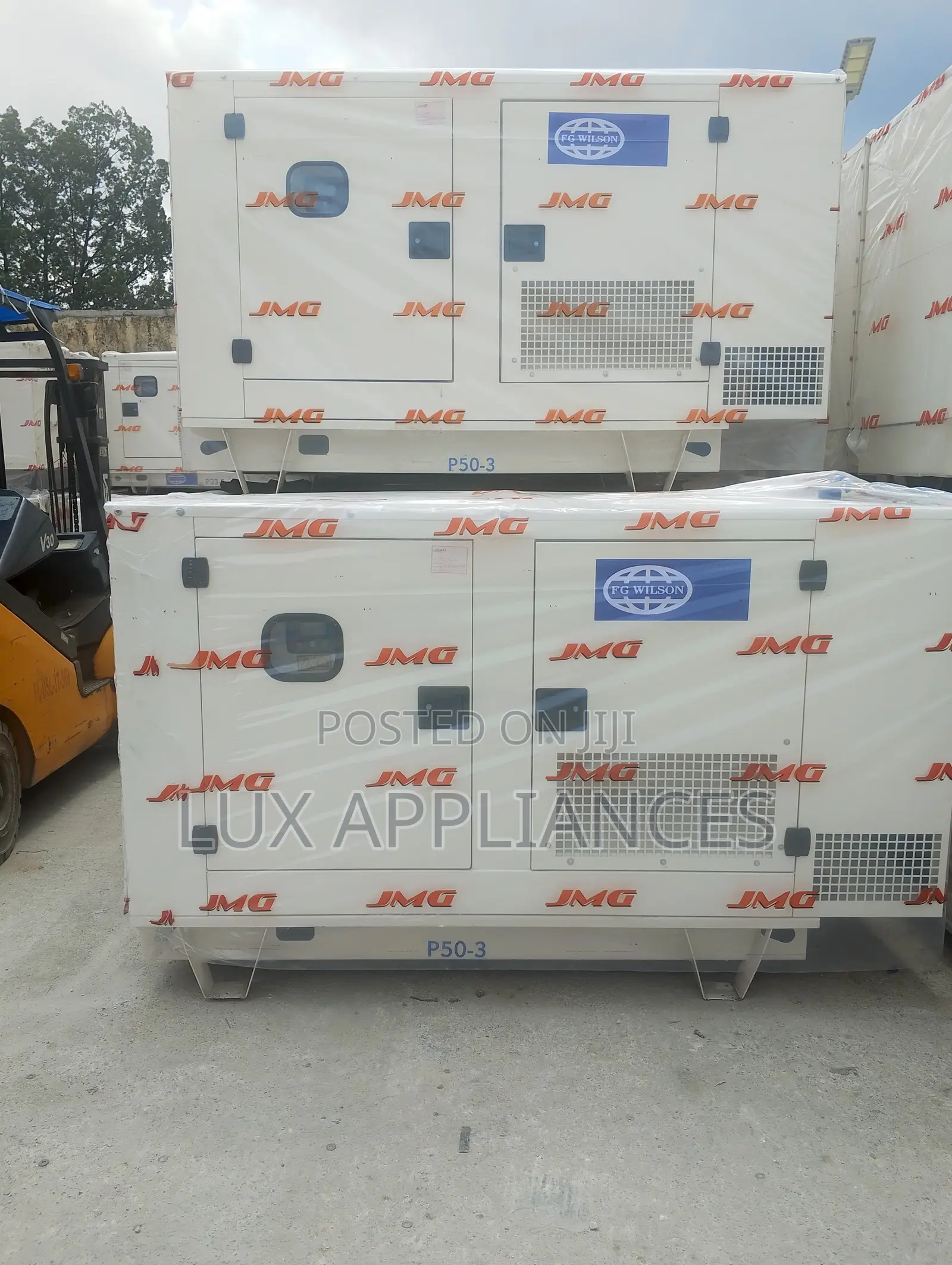 Fg Wilson P50 Generator With Soundproof Canopy