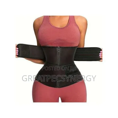Steel Bone Double Zipper Waist Trainer