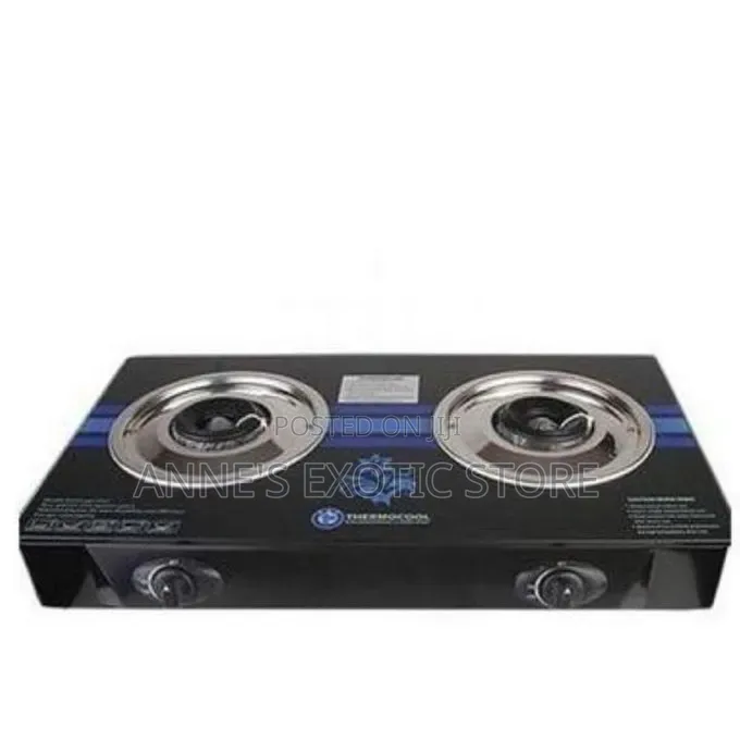 Tec Thermocool 2 Burner Glass Top Table Gas Cooker