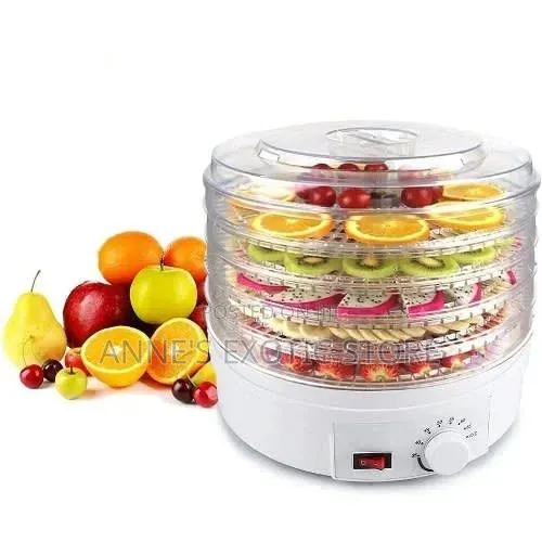 5-Tray Electric Food Dehydrator With Adjustable Temperature