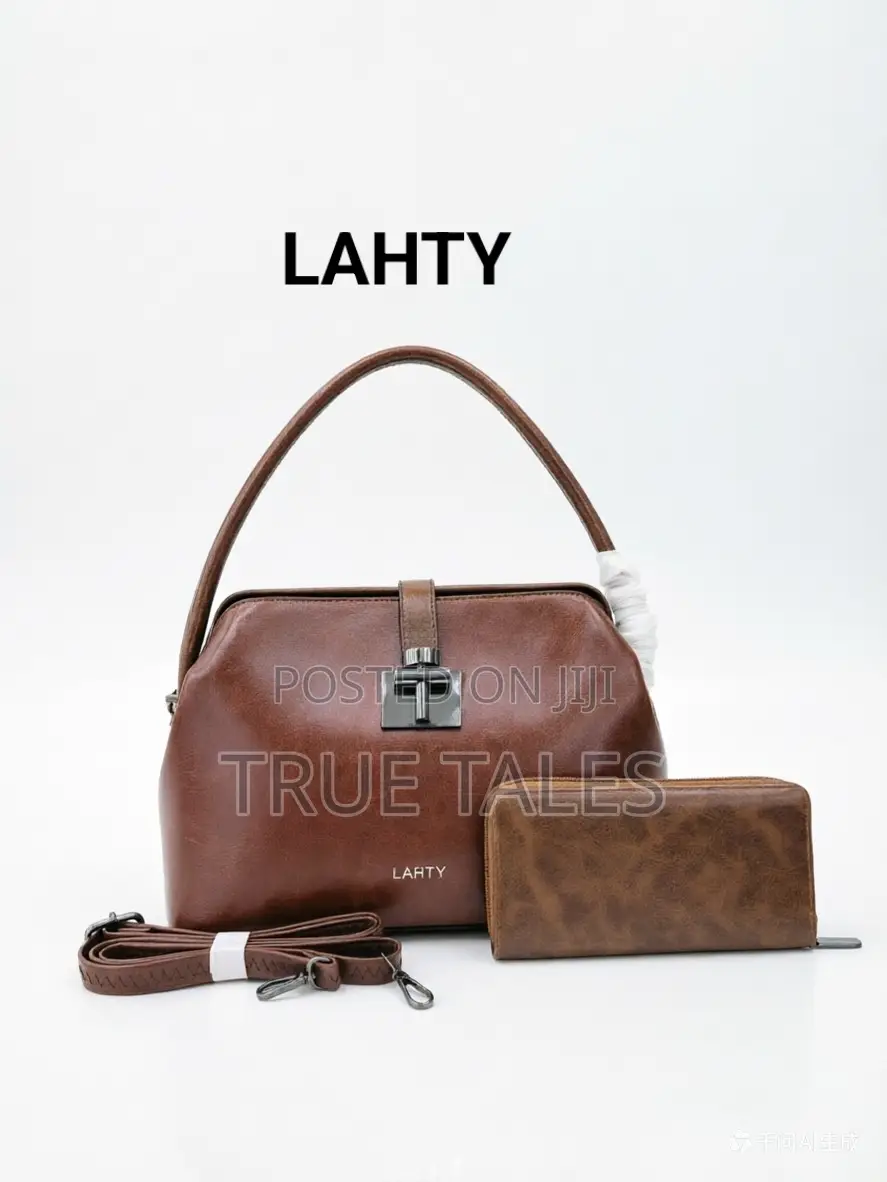 Classy Leather Bag With Purse #Ng