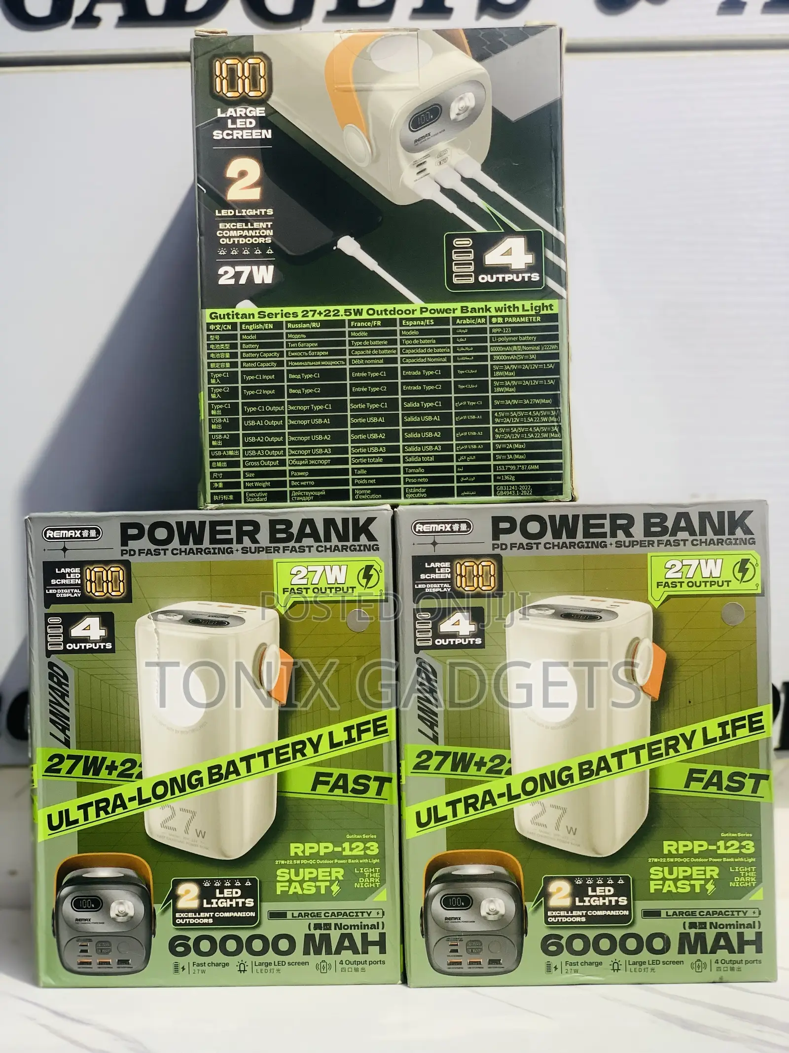 Remax 60000mah Powerbank