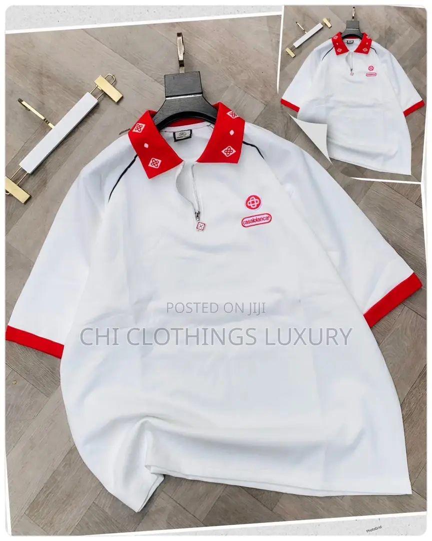 Men’S Premium Half-Zip Polo Shirt – Maison Saiko