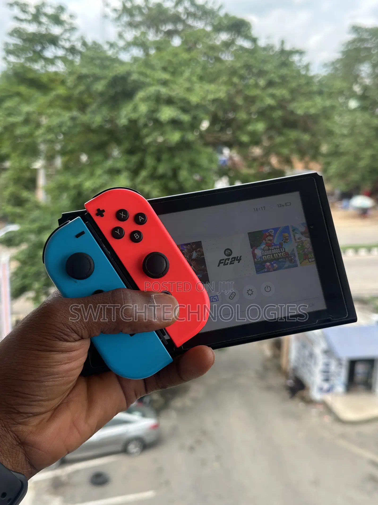 Nintendo Switch With 5 Games Loaded