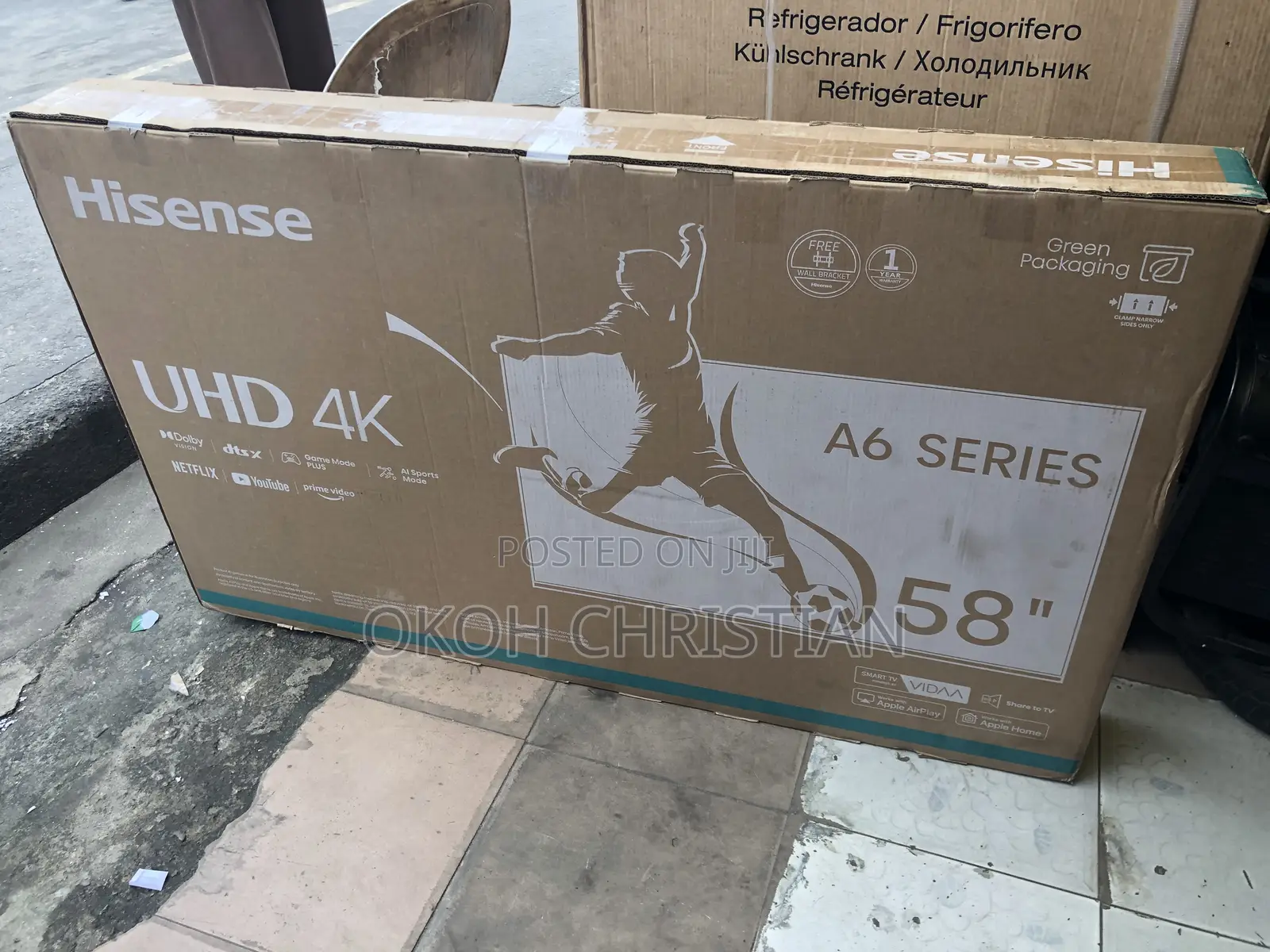 Hisense 2 Months Use 58” Smart Tv