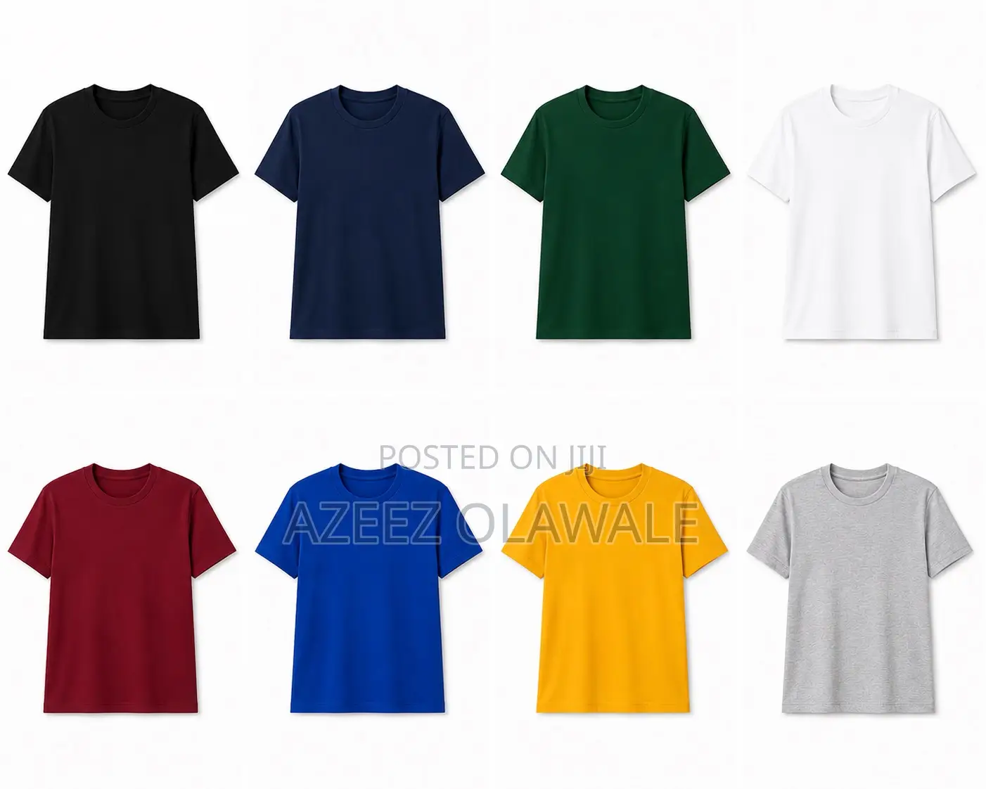 Plain Roundneck Cotton Tshirts