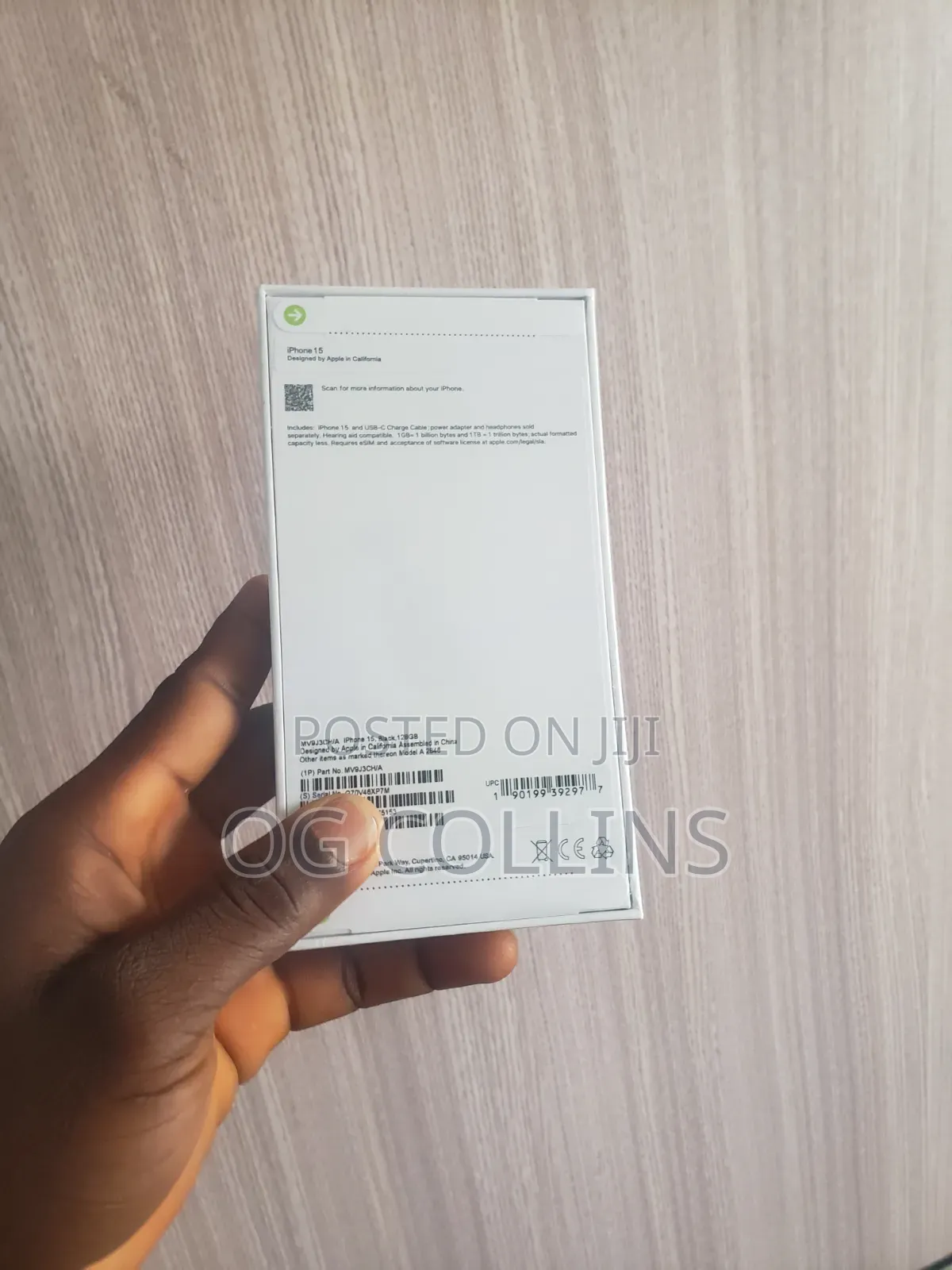 New Apple iPhone 15 128 GB Black