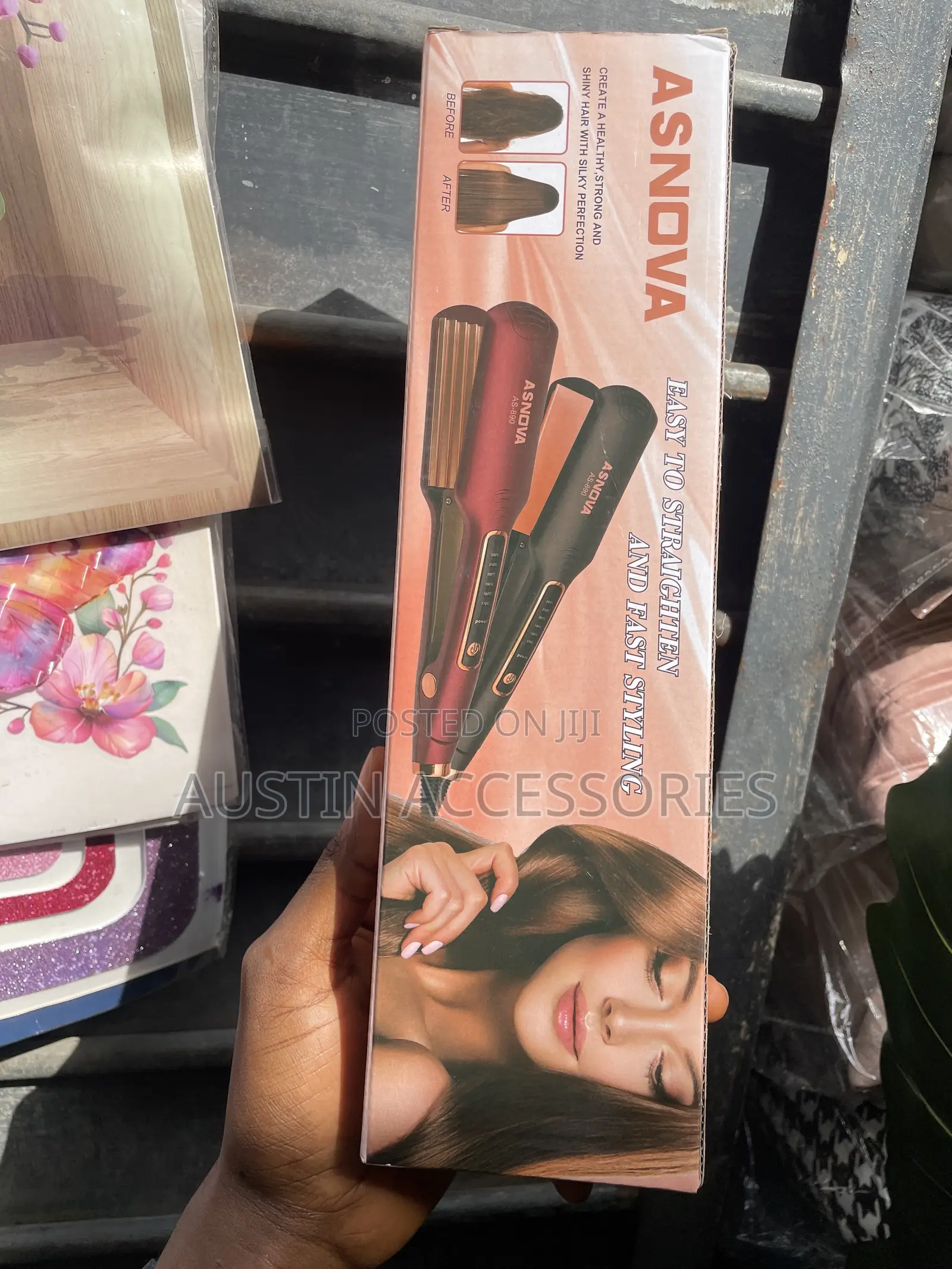 Asnova 2-in-1 Hair Straightener Crimper (As-890) - Fast Styling