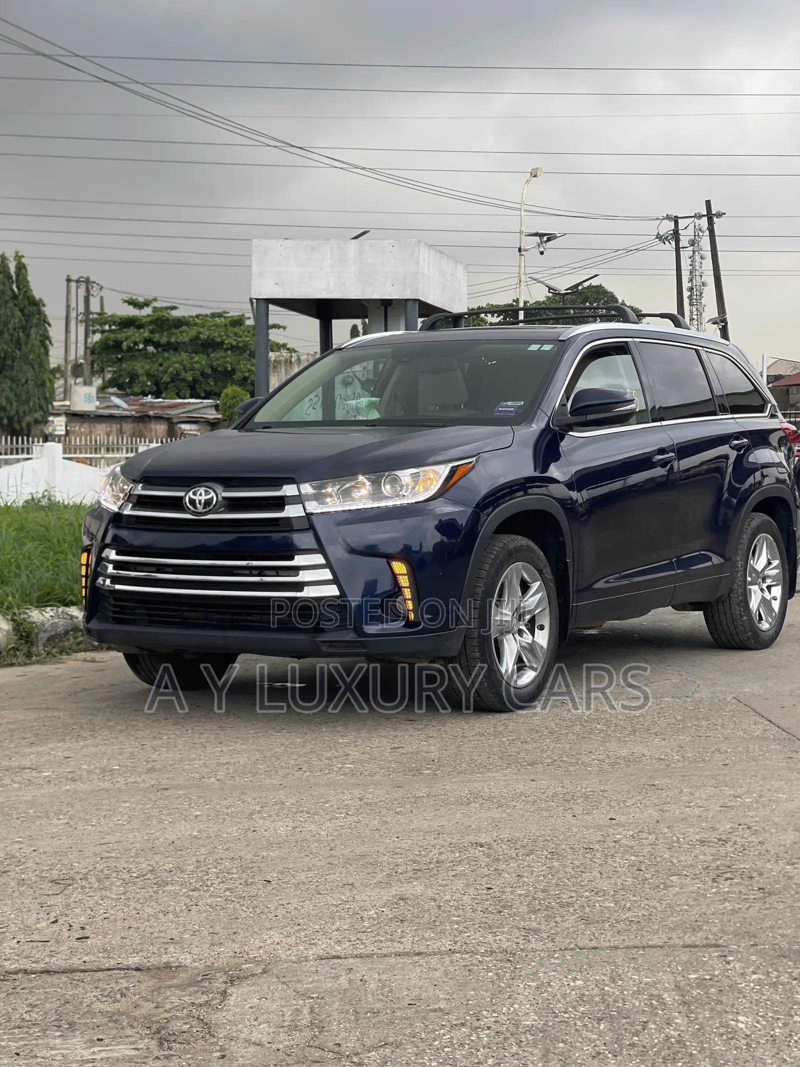 Toyota Highlander Limited 4dr SUV (3.5L 6cyl 6A) 2015 Blue
