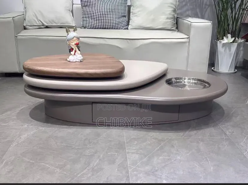 Royal Center Table With Drawer Natural Wood