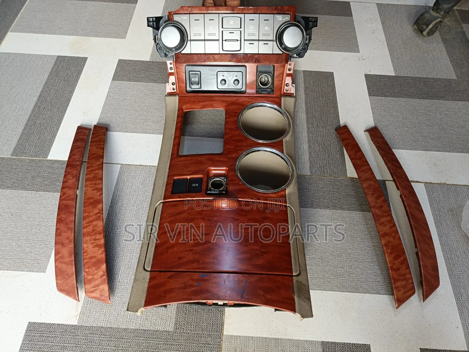 Set Console With Door Arm Rest Highlander 2012
