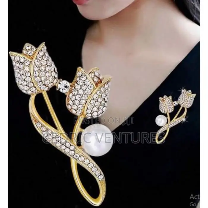 Tulip Flower Brooch Pin