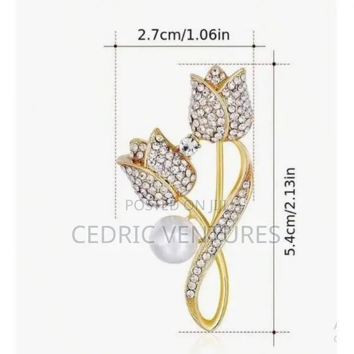 Tulip Flower Brooch Pin