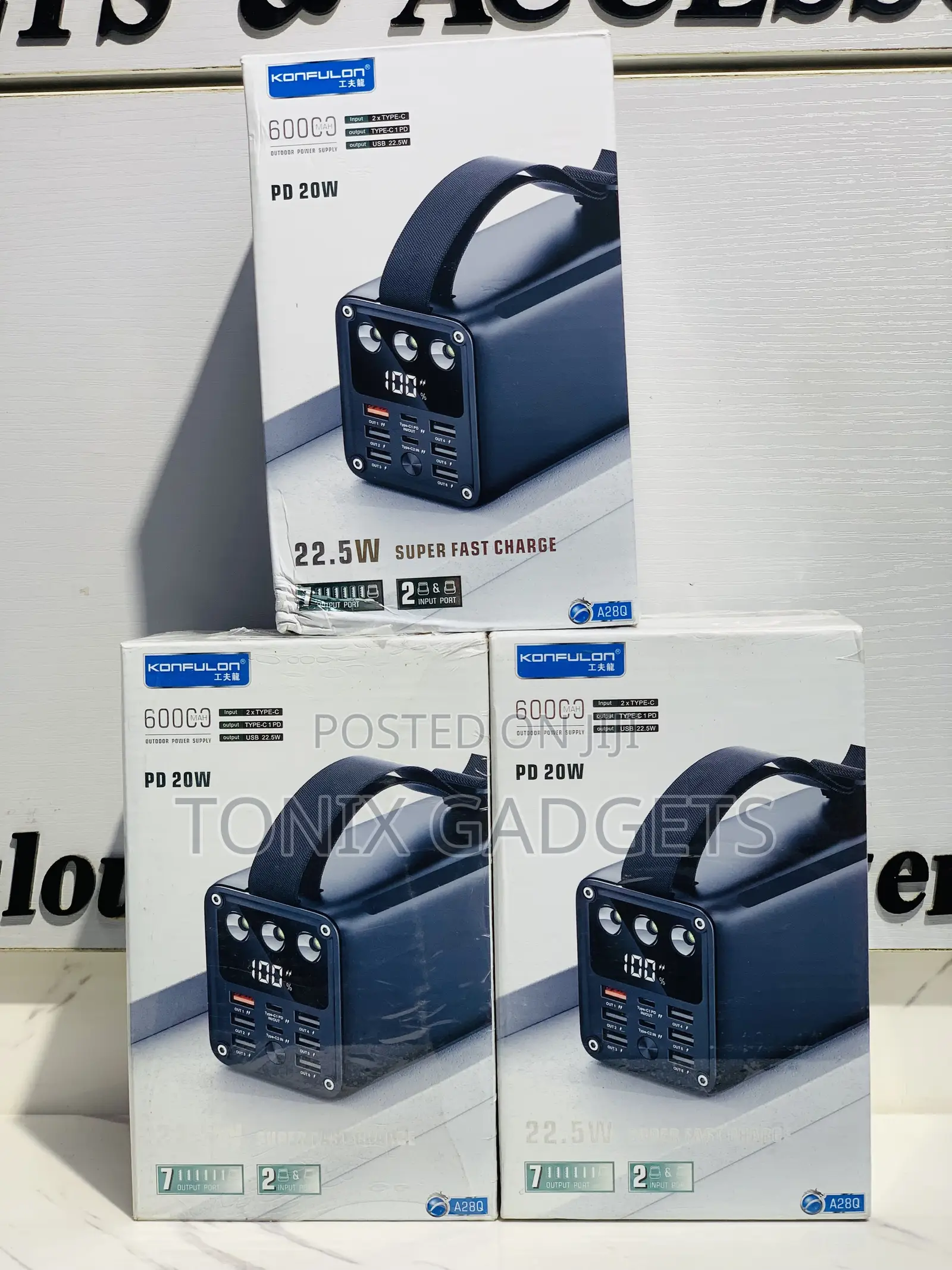 Konfulon 60000mah Powerbank