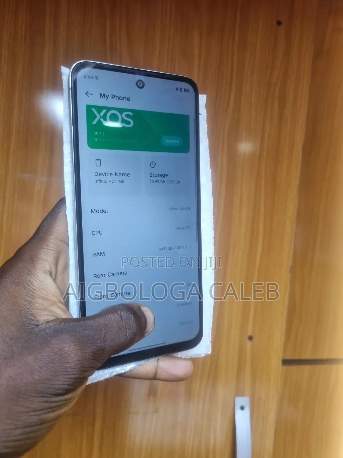 Infinix Hot 60i 128 GB Silver