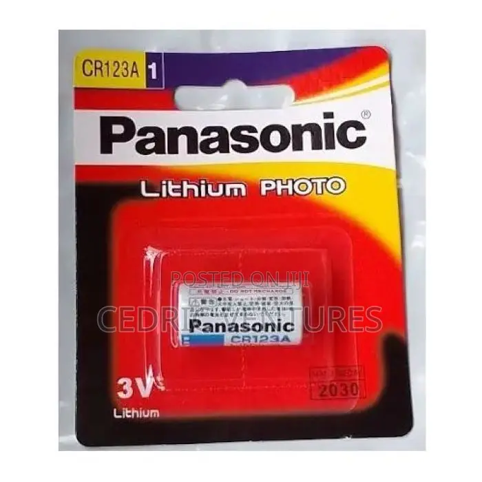 Panasonic Cr123a 3v Photo Lithium Battery