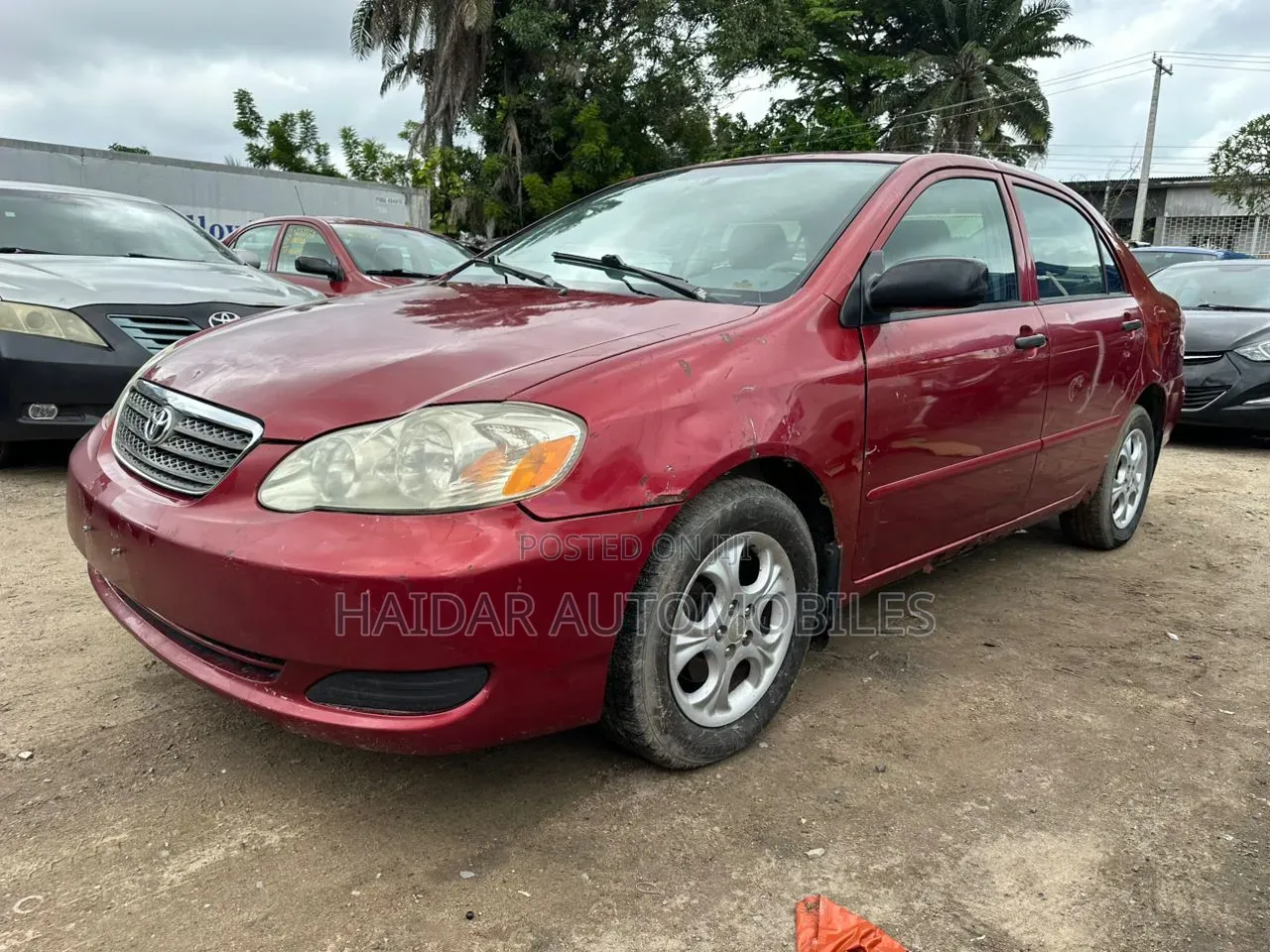 Toyota Corolla 2007 Maroon