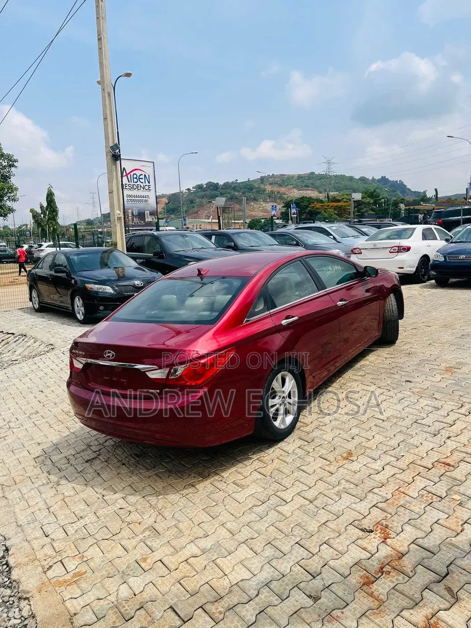 Hyundai Sonata 2011 Red