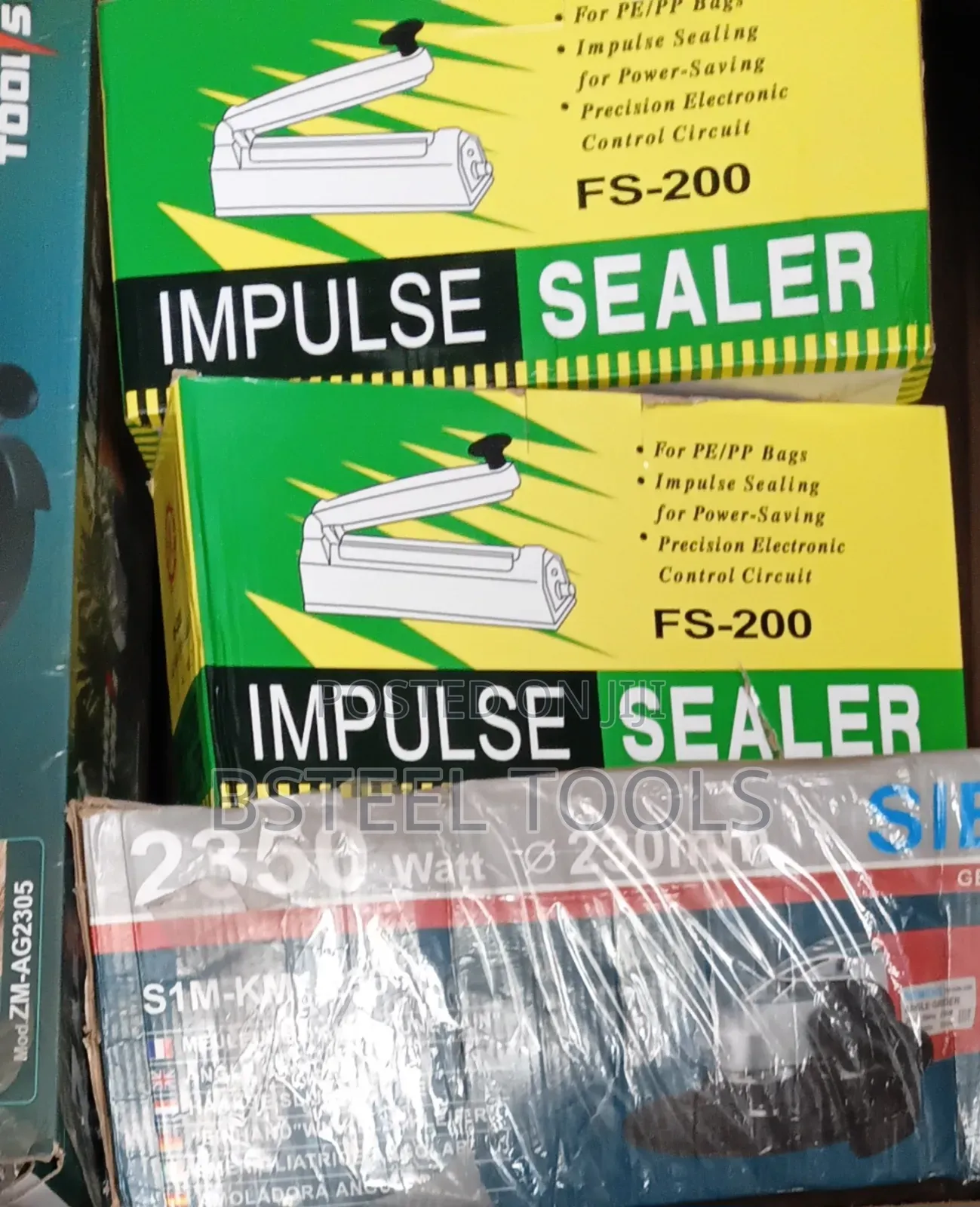 200mm Iron Impulse Sealer – Heavy Duty Heat Sealing Machine